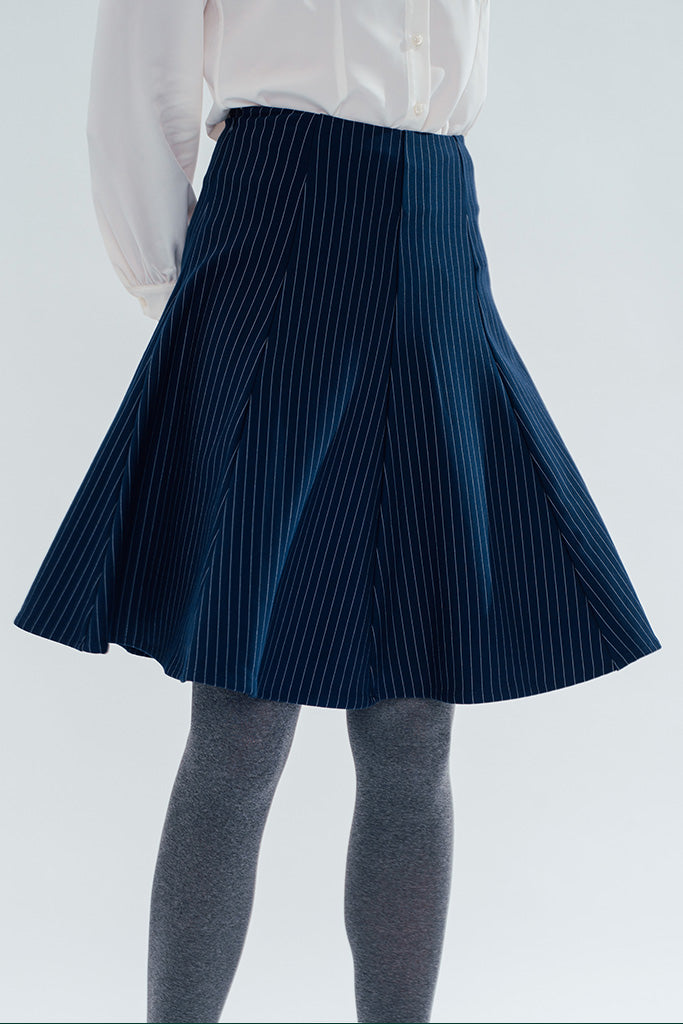 Academia Pinstripe Skirt