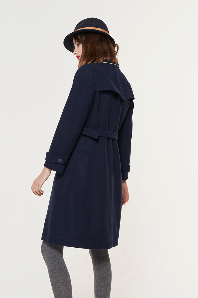 Ailurophile Wool Trench Coat