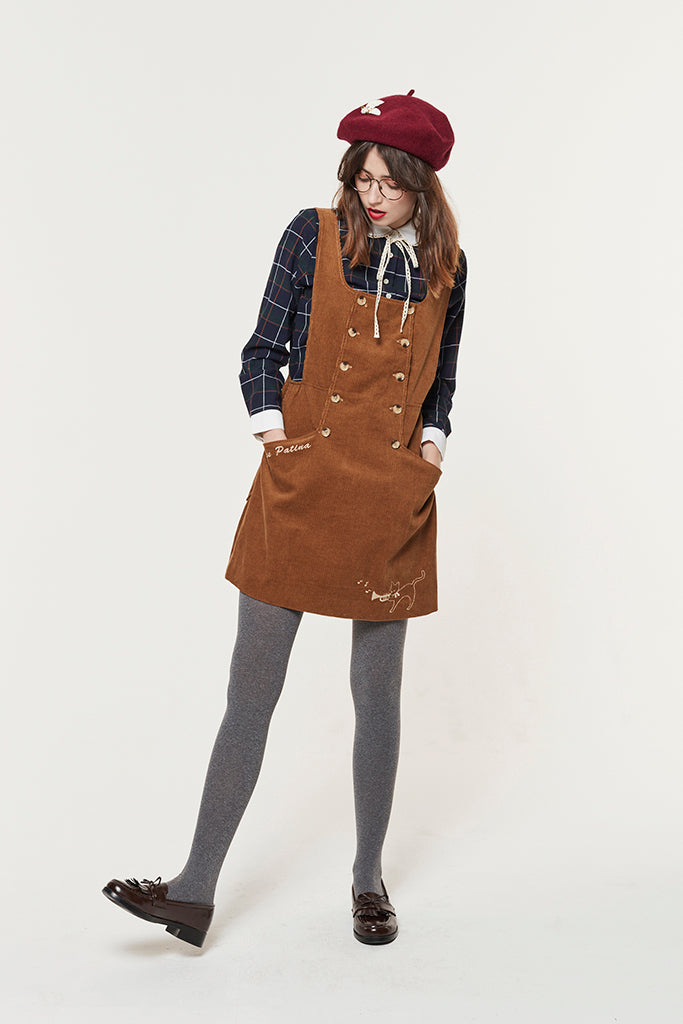 Moorland Melody Pinafore (Toffee)