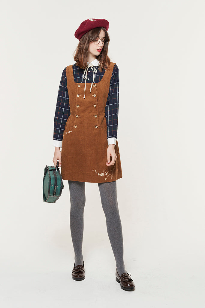 Moorland Melody Pinafore (Toffee)