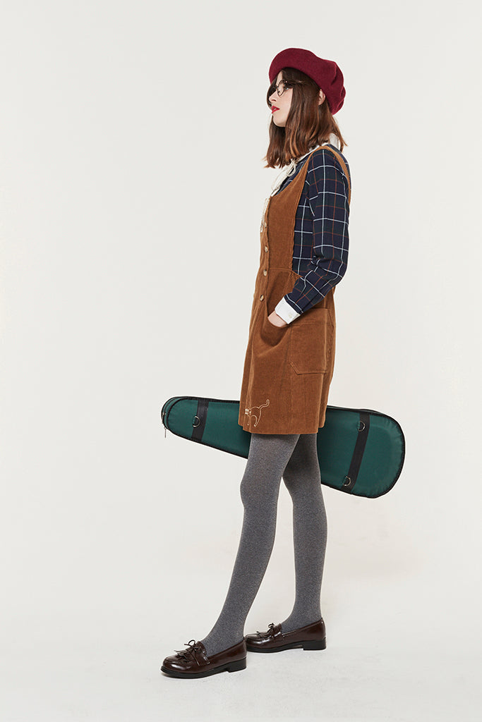 Moorland Melody Pinafore (Toffee)