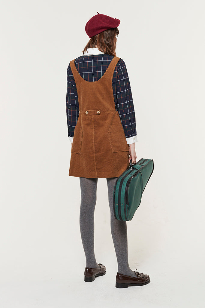Moorland Melody Pinafore (Toffee)