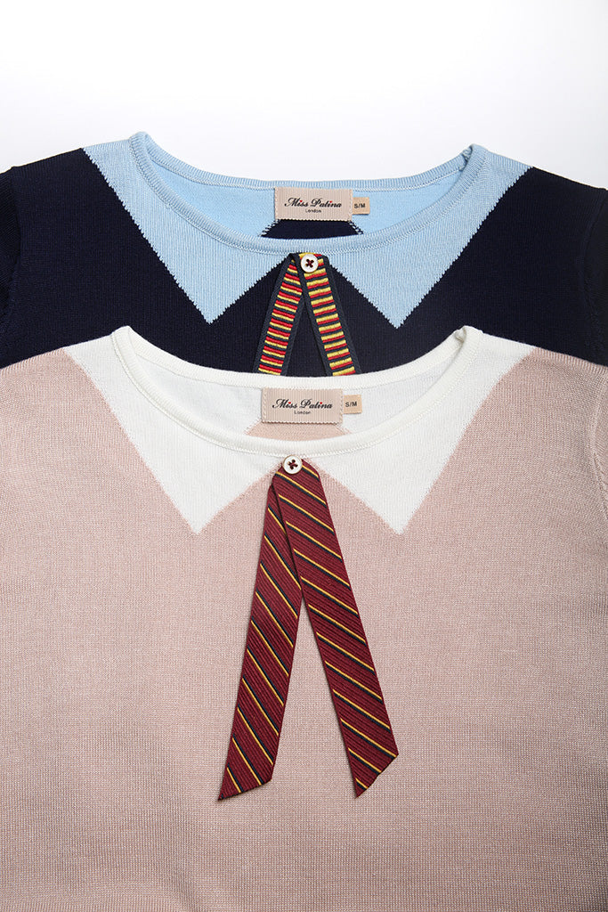 Academia Top (Dusty Pink)