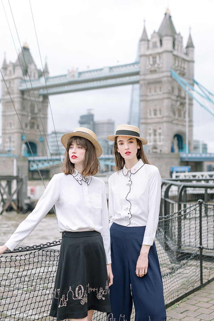 London Bicycat Skirt (Black)