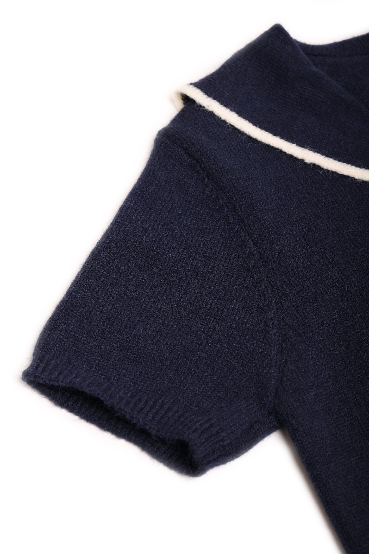 1930 Sailor Kitty Knit Top (Navy)