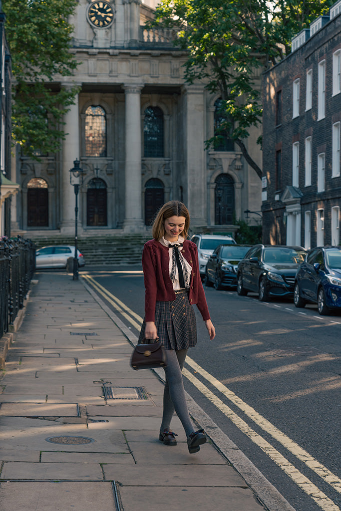Clive Bell Cardigan (Burgundy)