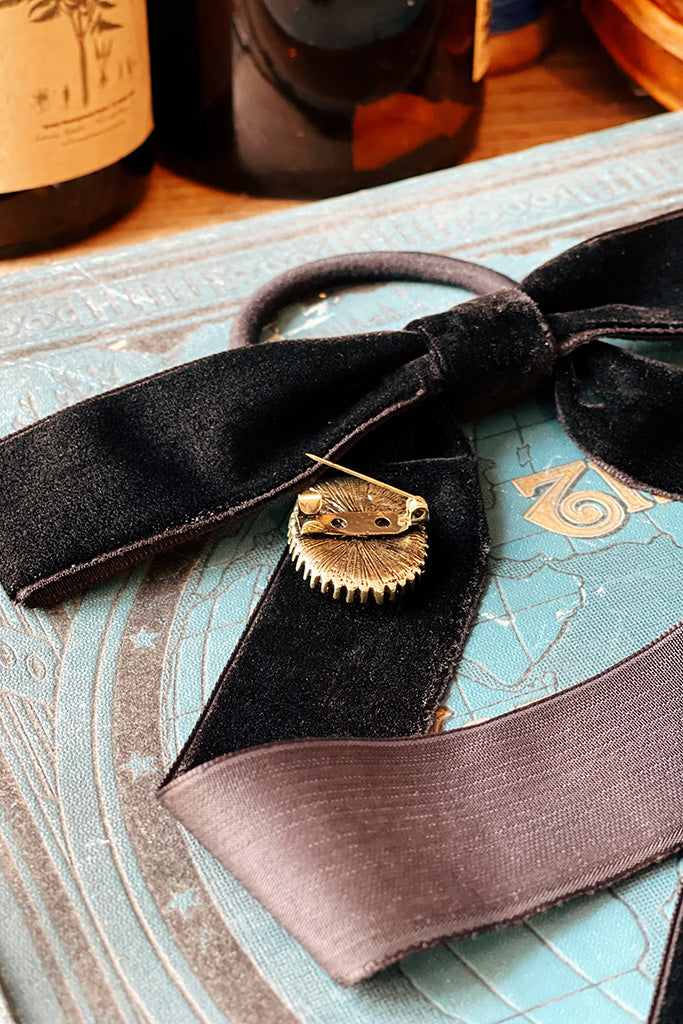 Cameo Bow Hair Tie