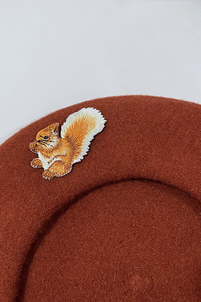 Frisky Squirrel Beret