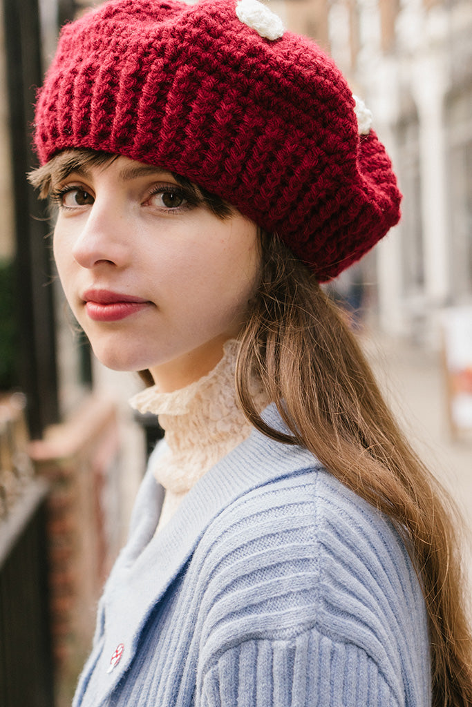 Handmade Crochet Mushroom Hat