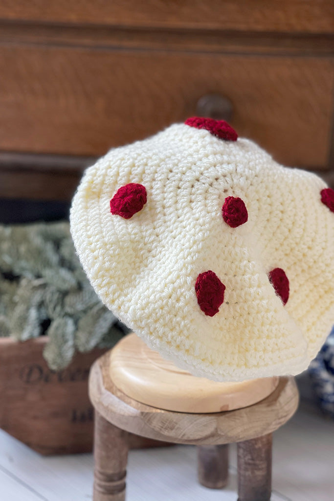 Handmade Strawberry Cake Hat