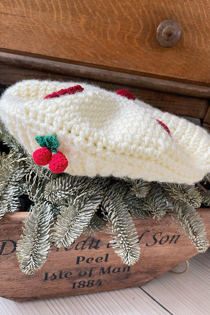 Handmade Strawberry Cake Hat