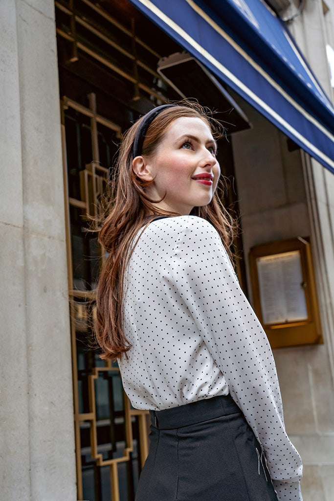 Lovelace Peterpan Collar Blouse