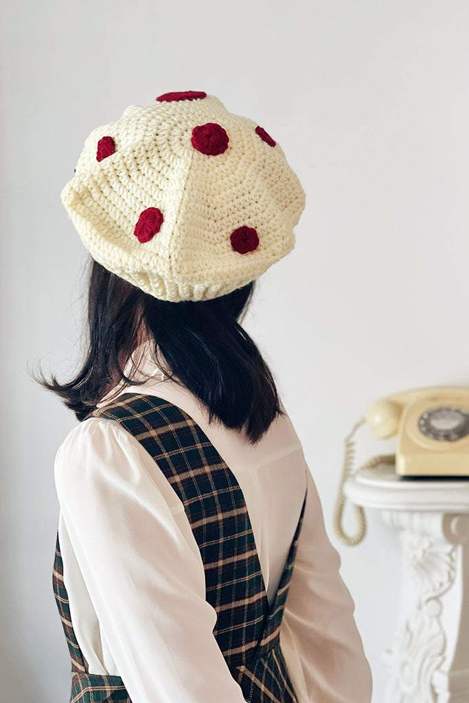 Handmade Strawberry Cake Hat