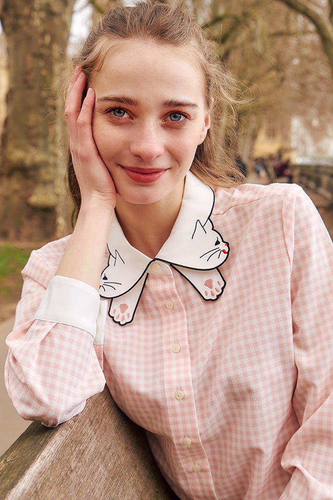 Kitty Bow Shirt (Pink)