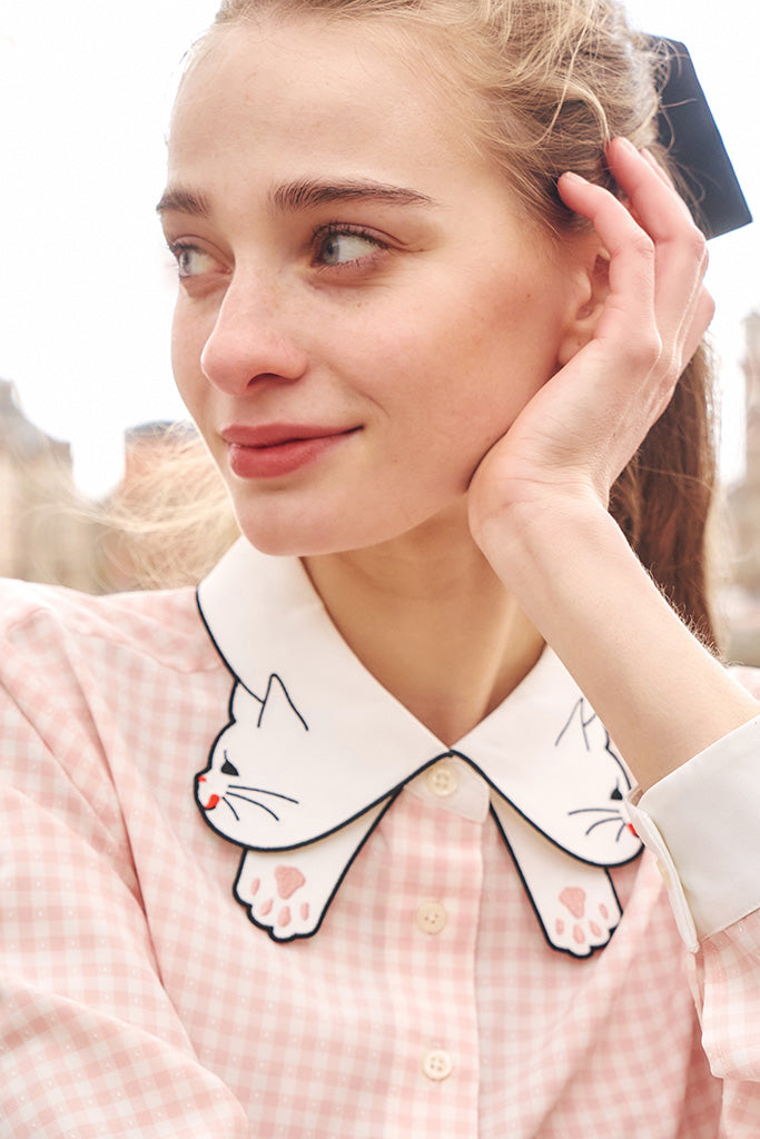 Kitty Bow Shirt (Pink)