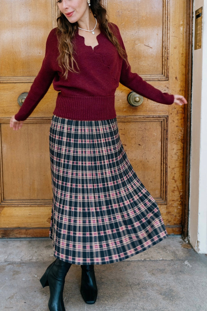 Sevenoak Pleated Skirt - Main Image