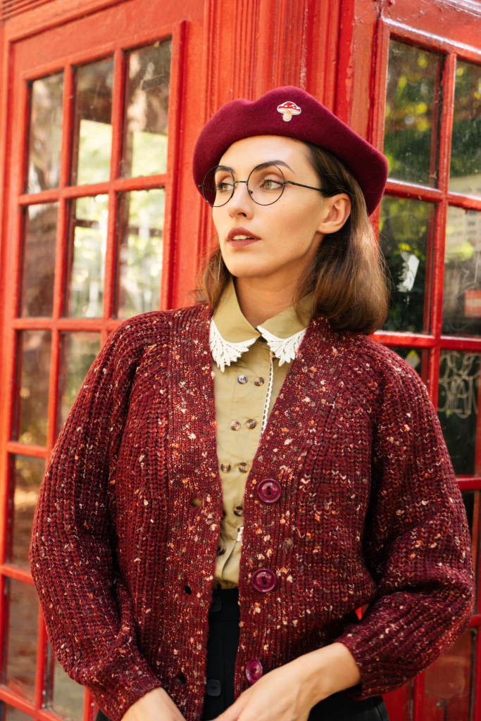 Cheltenham Cardigan (Rasberry)