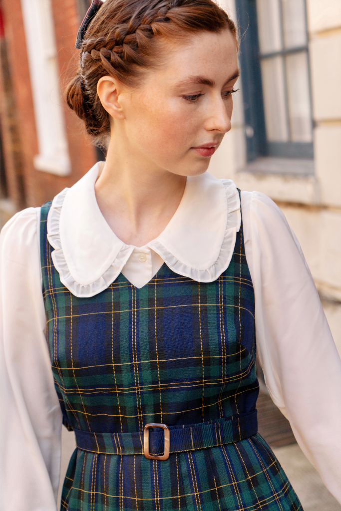 Miriam Tartan Pinafore