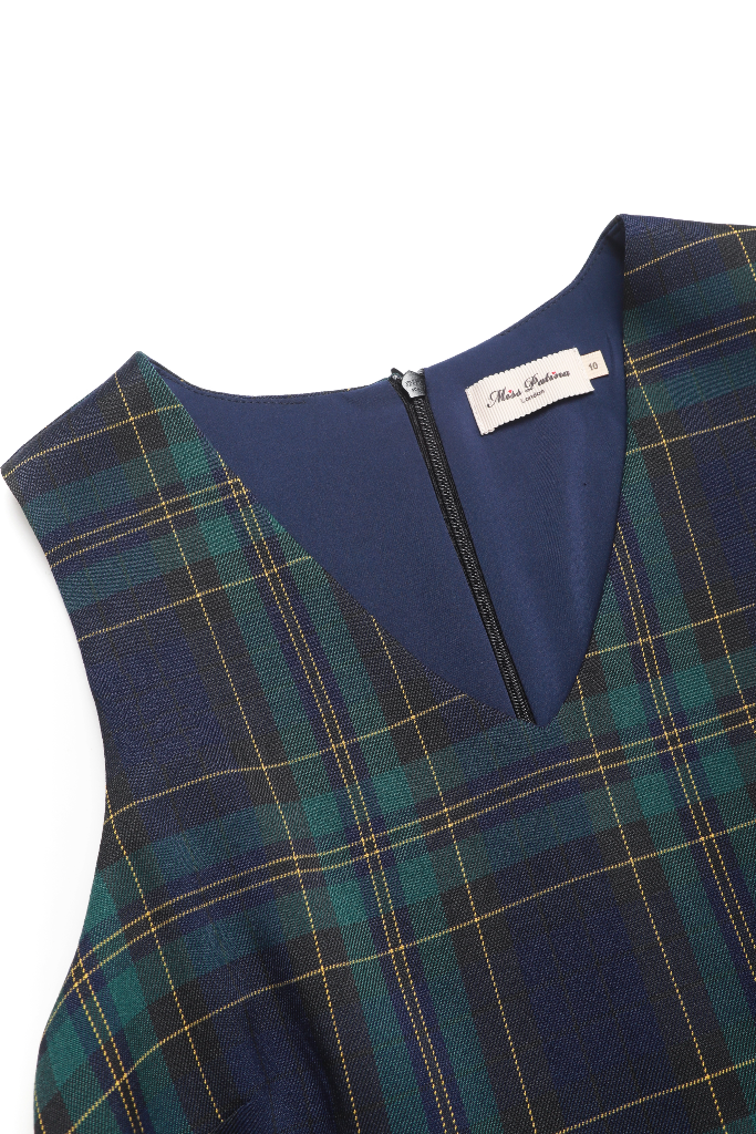 Miriam Tartan Pinafore