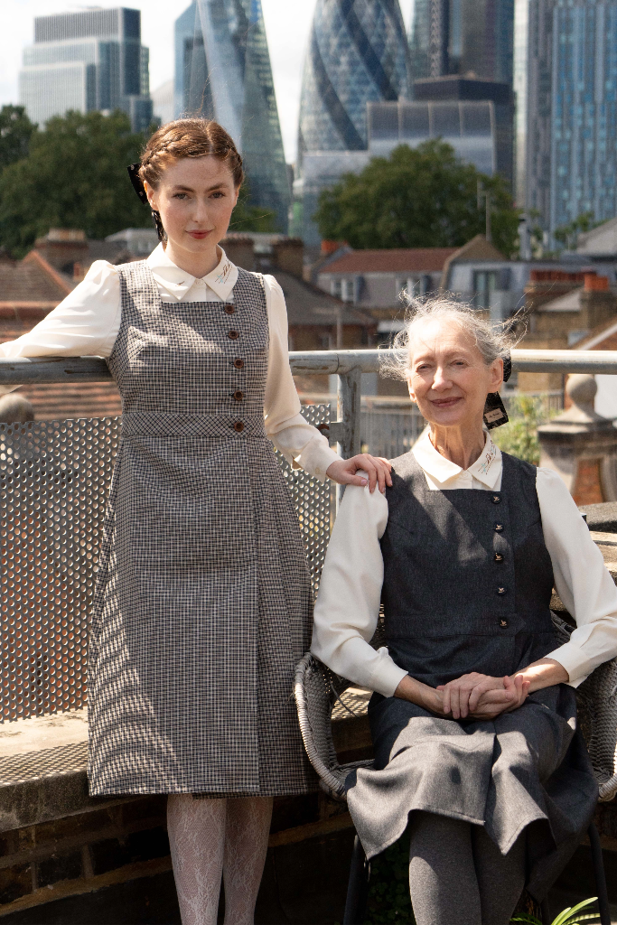Garthwaite Academia Pinafore Dress