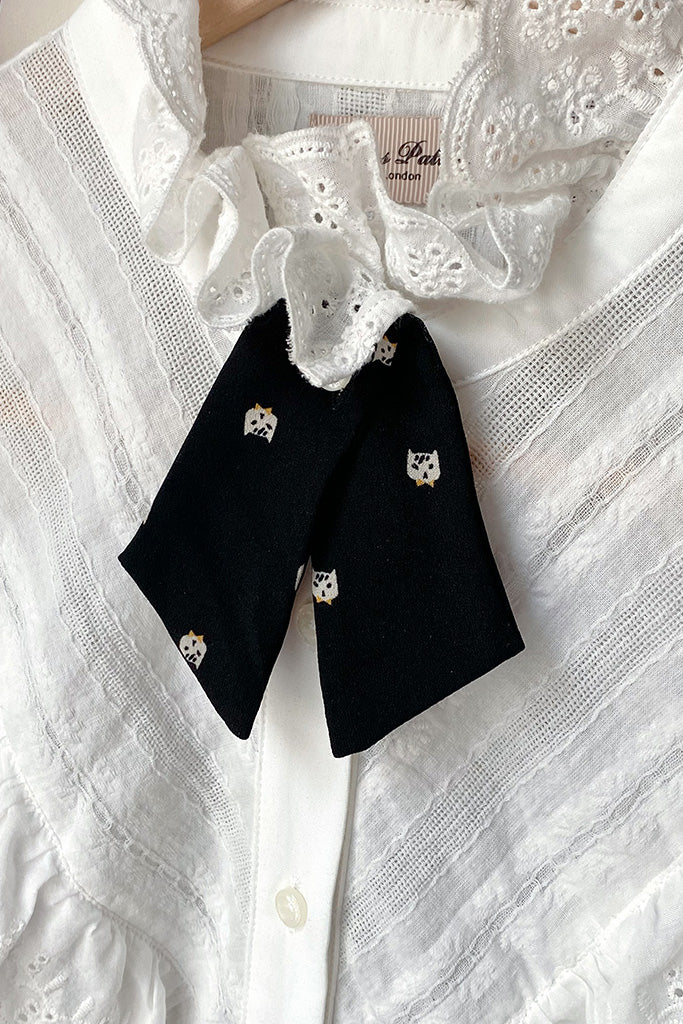 Preppy Kitty Tie