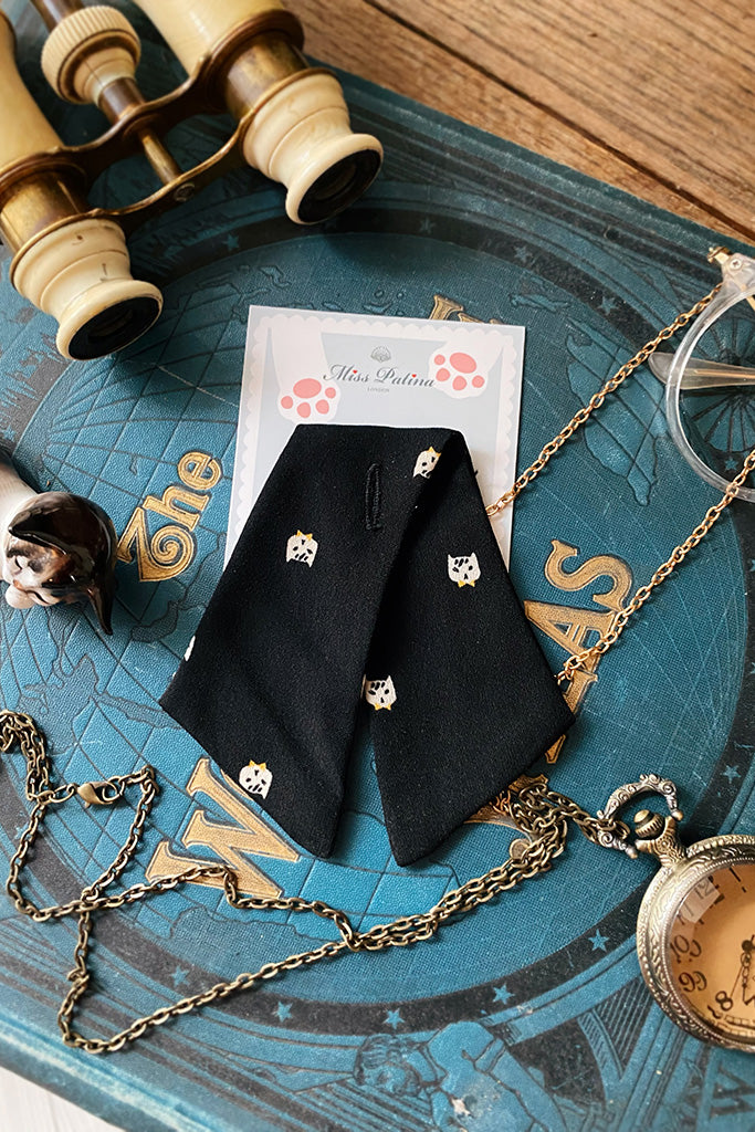 Preppy Kitty Tie
