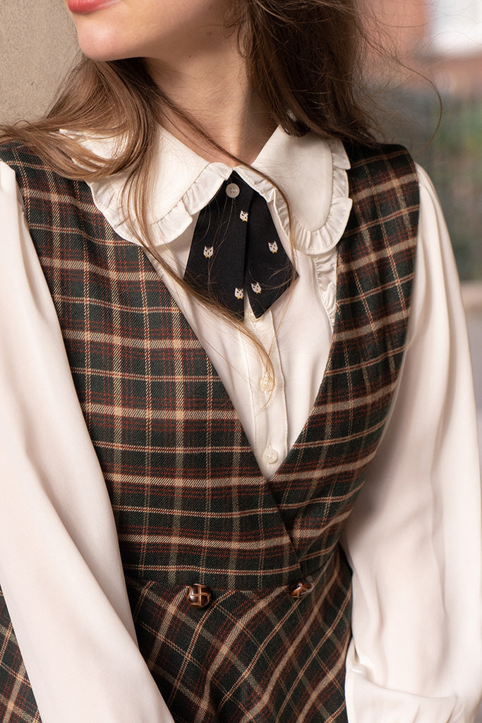 Serpentine Pinafore Dress