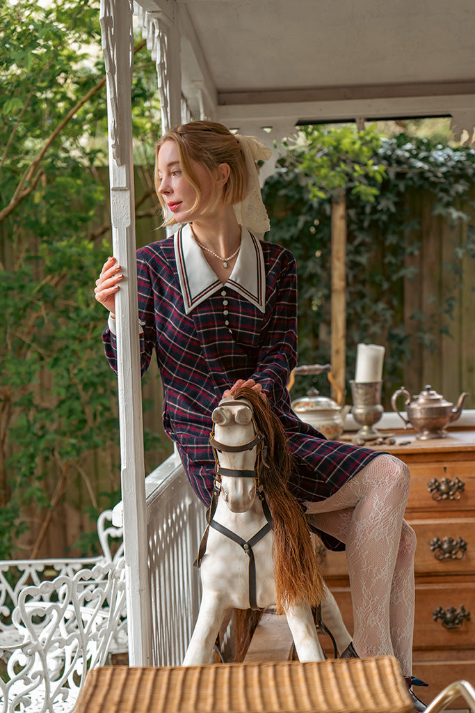Adelfa Tartan Dress