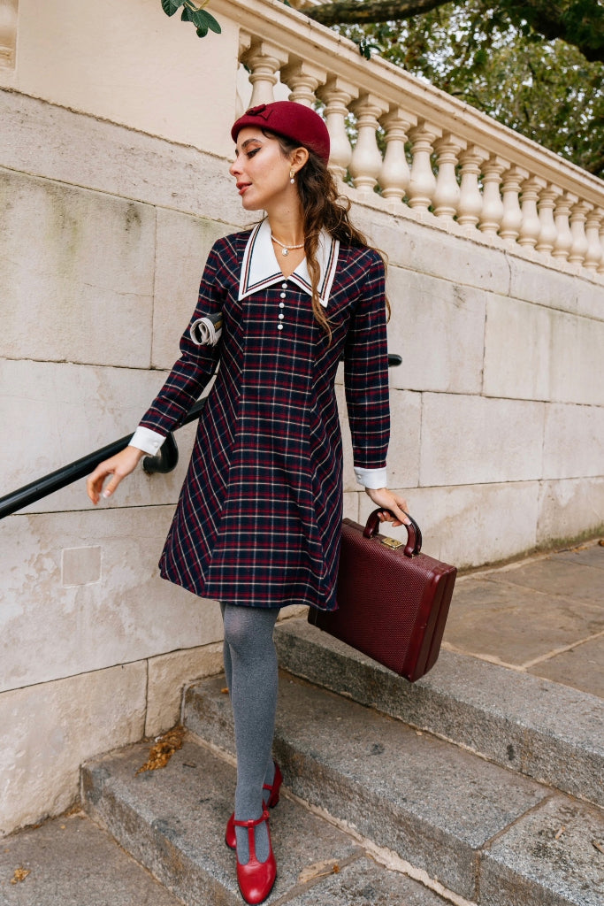 Adelfa Tartan Dress