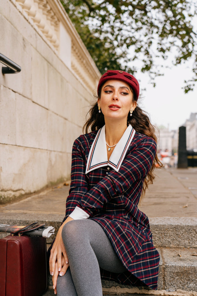 Adelfa Tartan Dress