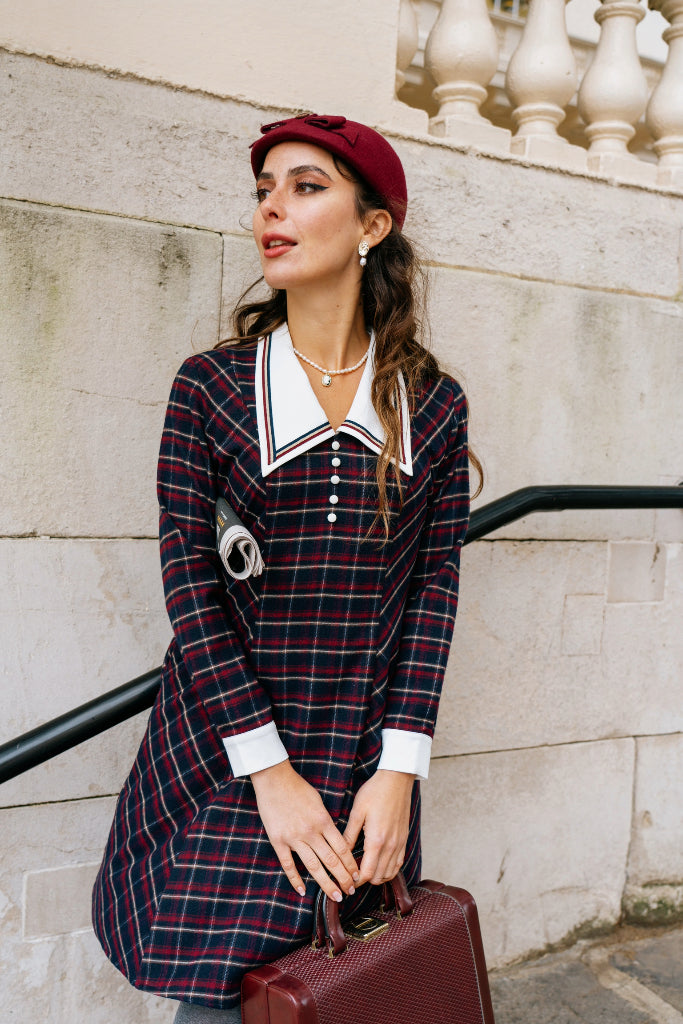 Adelfa Tartan Dress