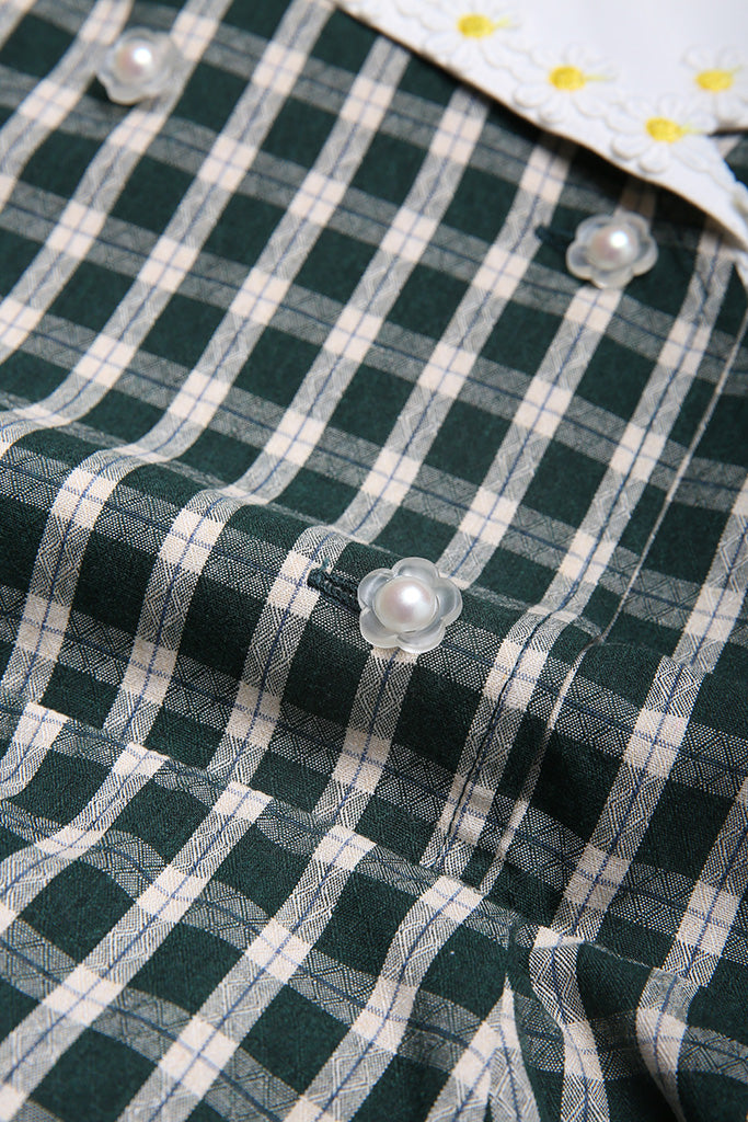Francesca Gingham Daisy Dress