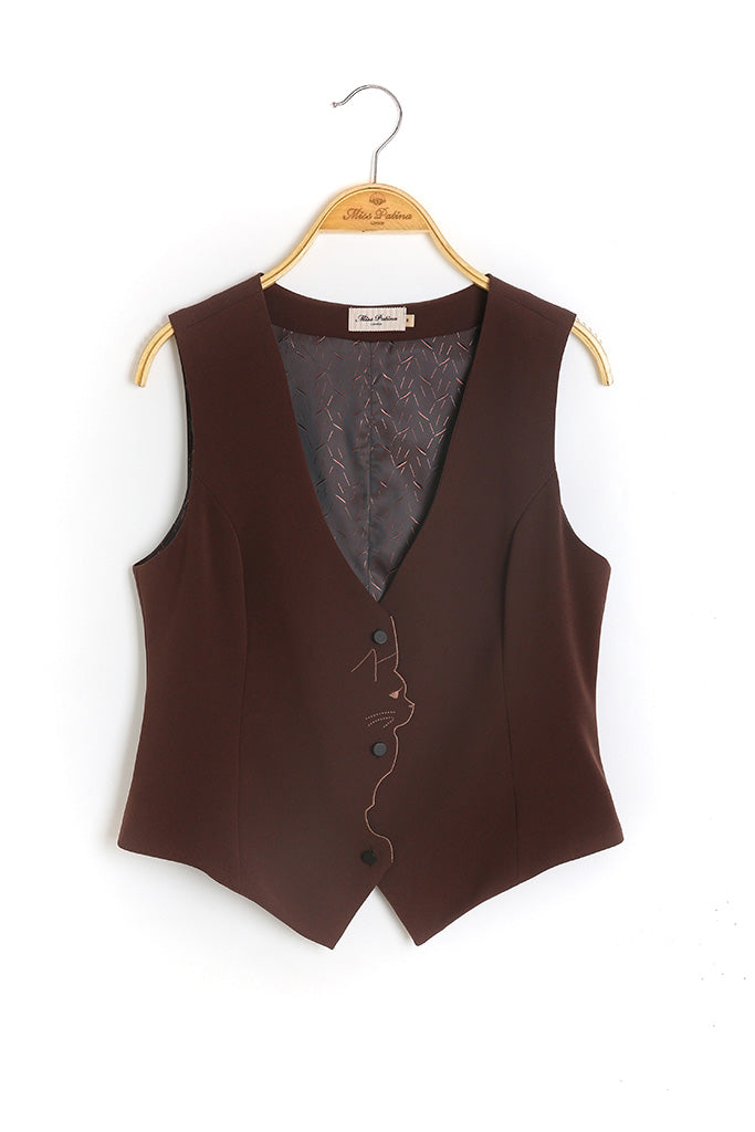 Peeky Kitten Waistcoat