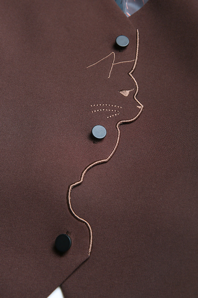 Peeky Kitten Waistcoat