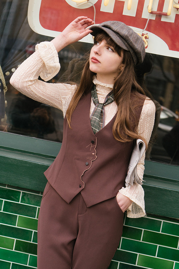 Peeky Kitten Waistcoat