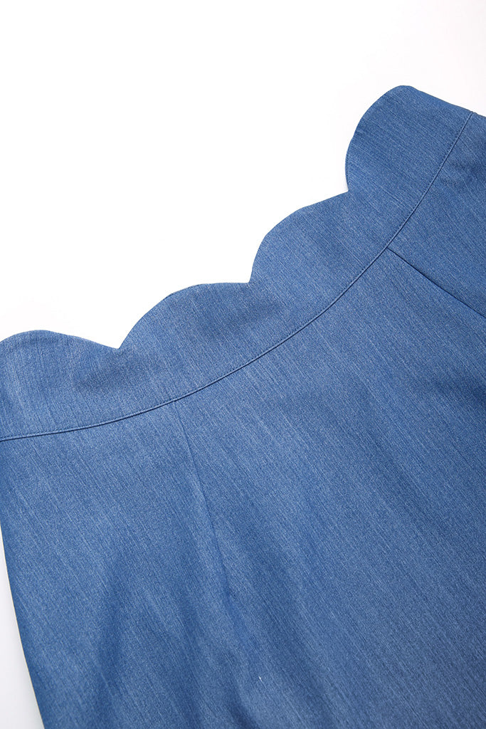 Isla Denim Petal Skirt