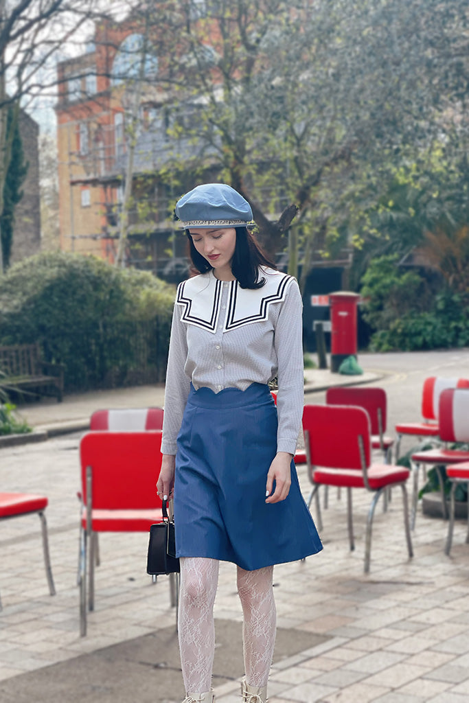 Isla Denim Petal Skirt
