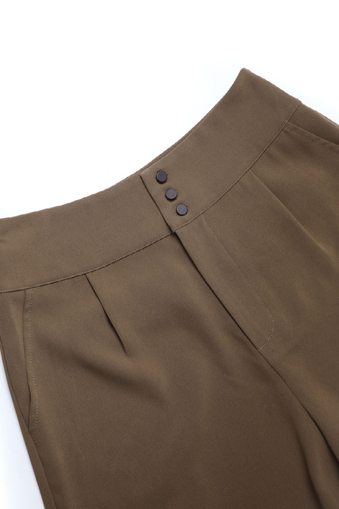 High-Waisted Safari Shorts