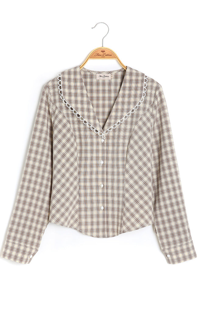 Cher Gingham Blouse