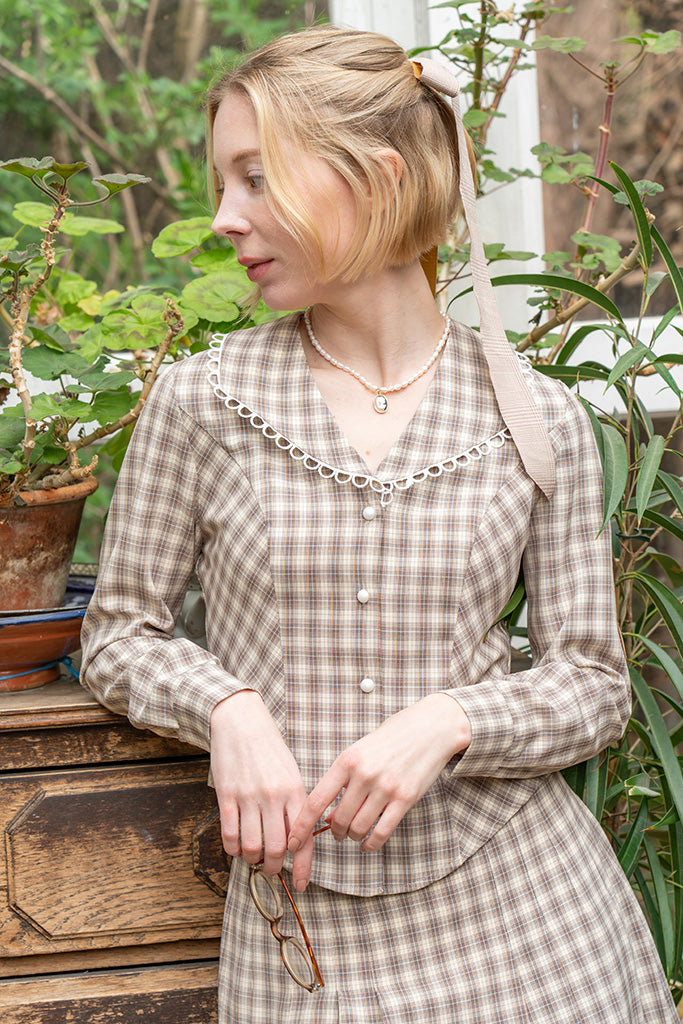 Cher Gingham Blouse