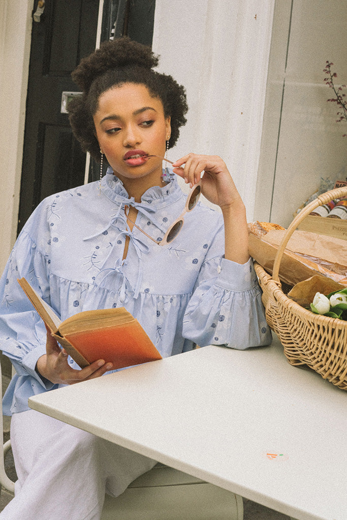 Wildflower Poplin Blouse