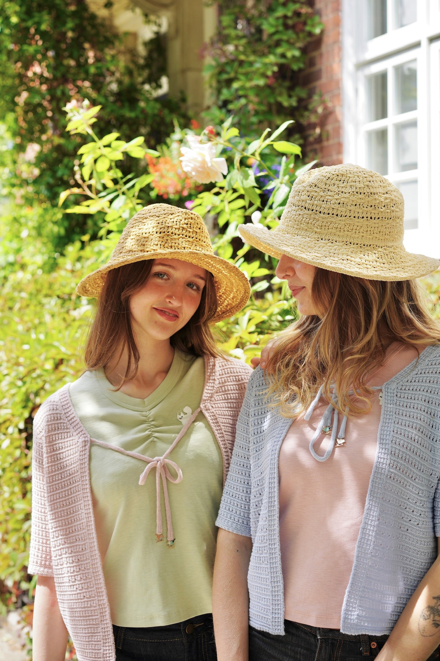 A Lucky Day Crochet Cardigan (Strawberry Delight)