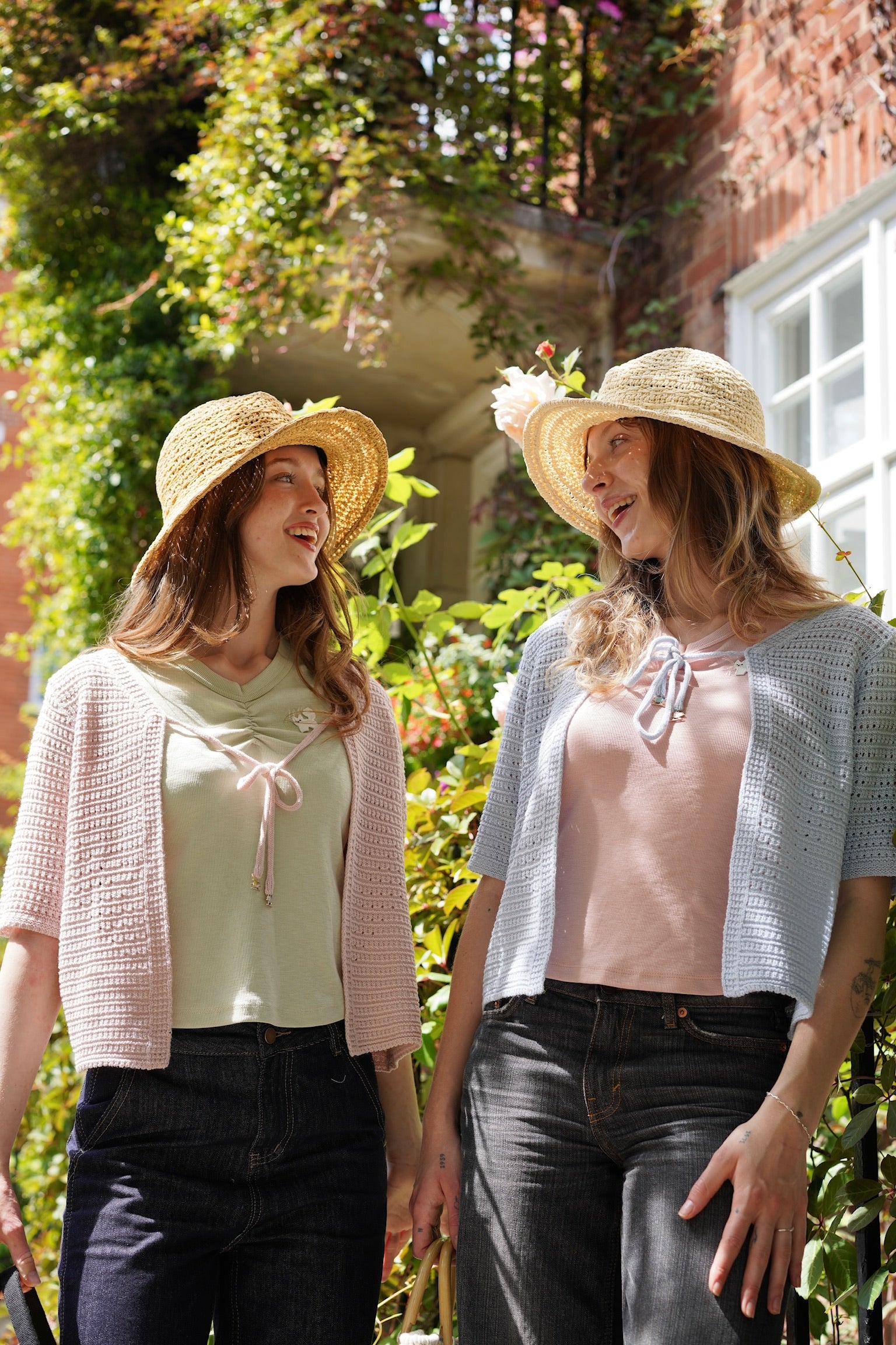 A Lucky Day Crochet Cardigan (Strawberry Delight)