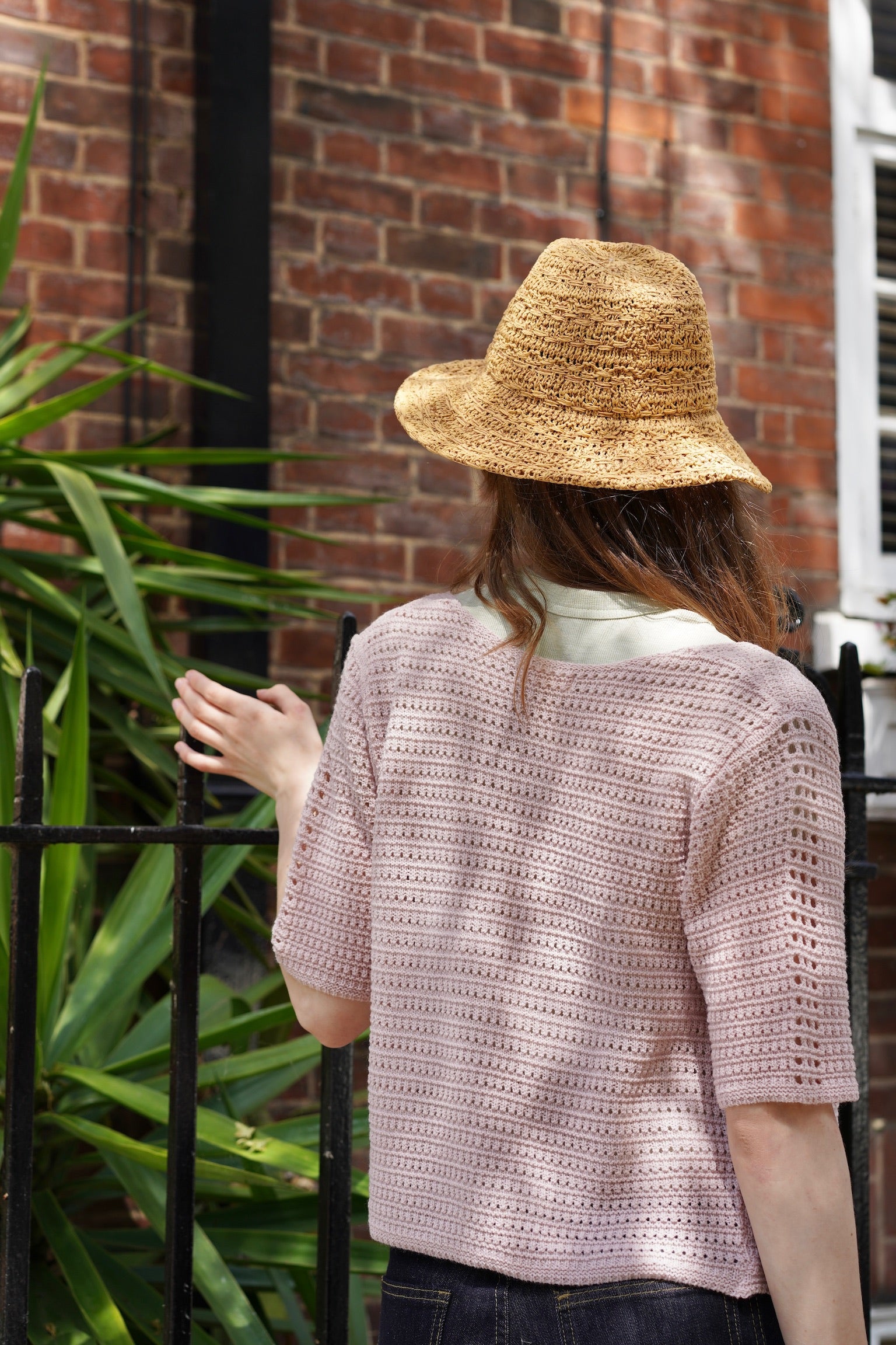 A Lucky Day Crochet Cardigan (Strawberry Delight)