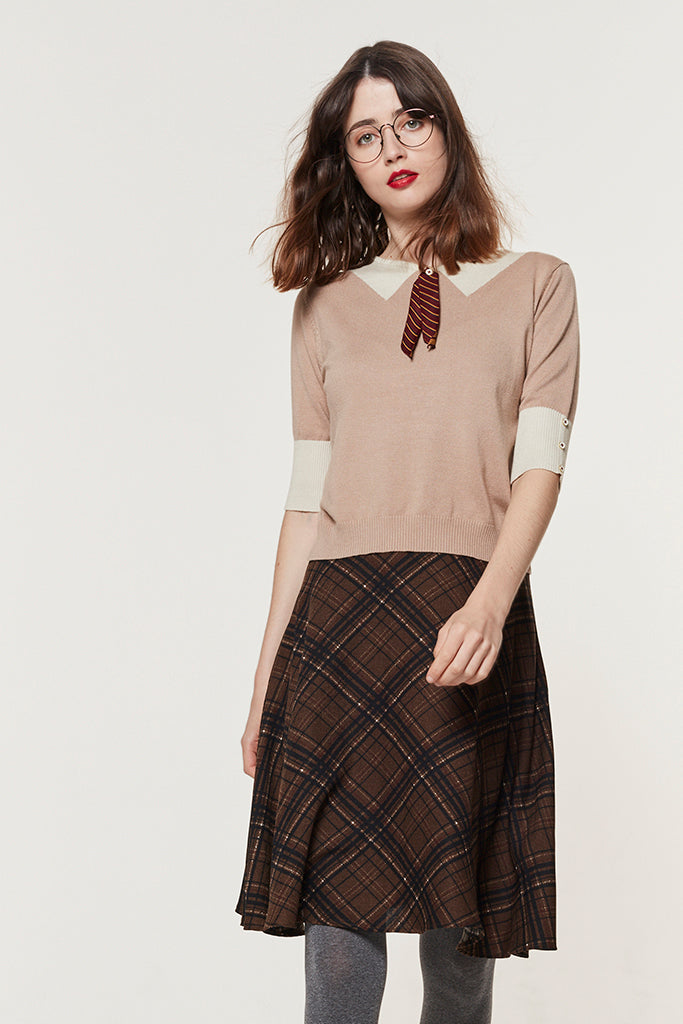 Academia Top (Dusty Pink)