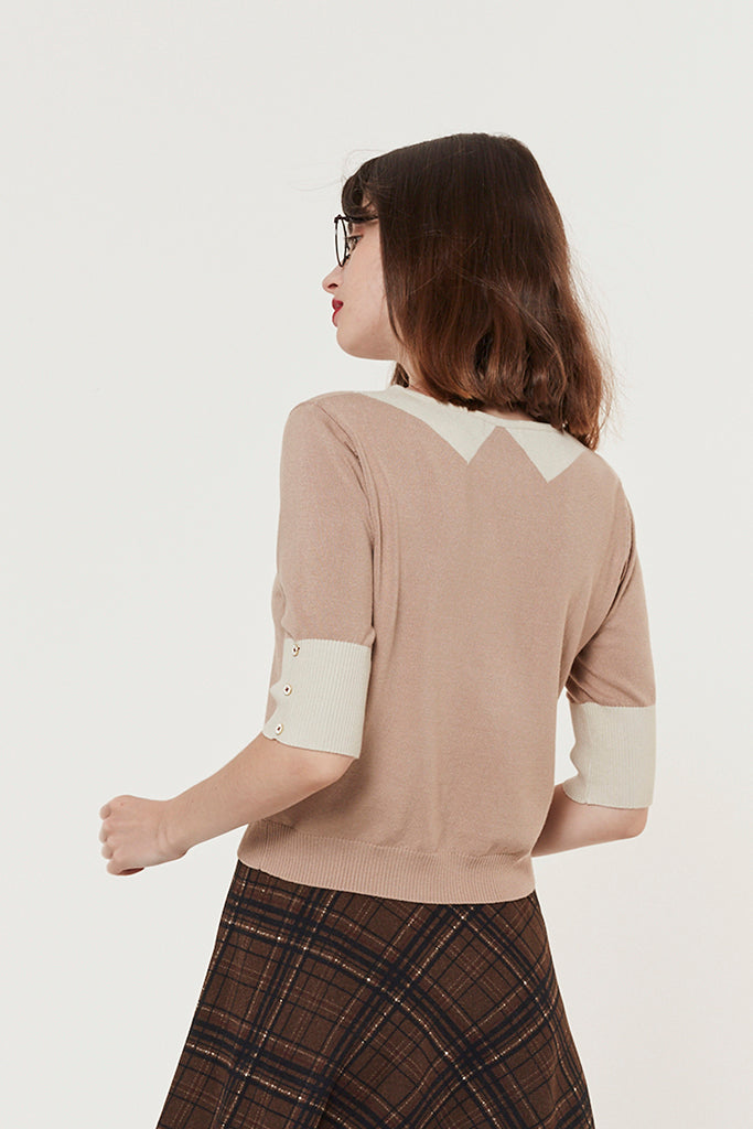 Academia Top (Dusty Pink)
