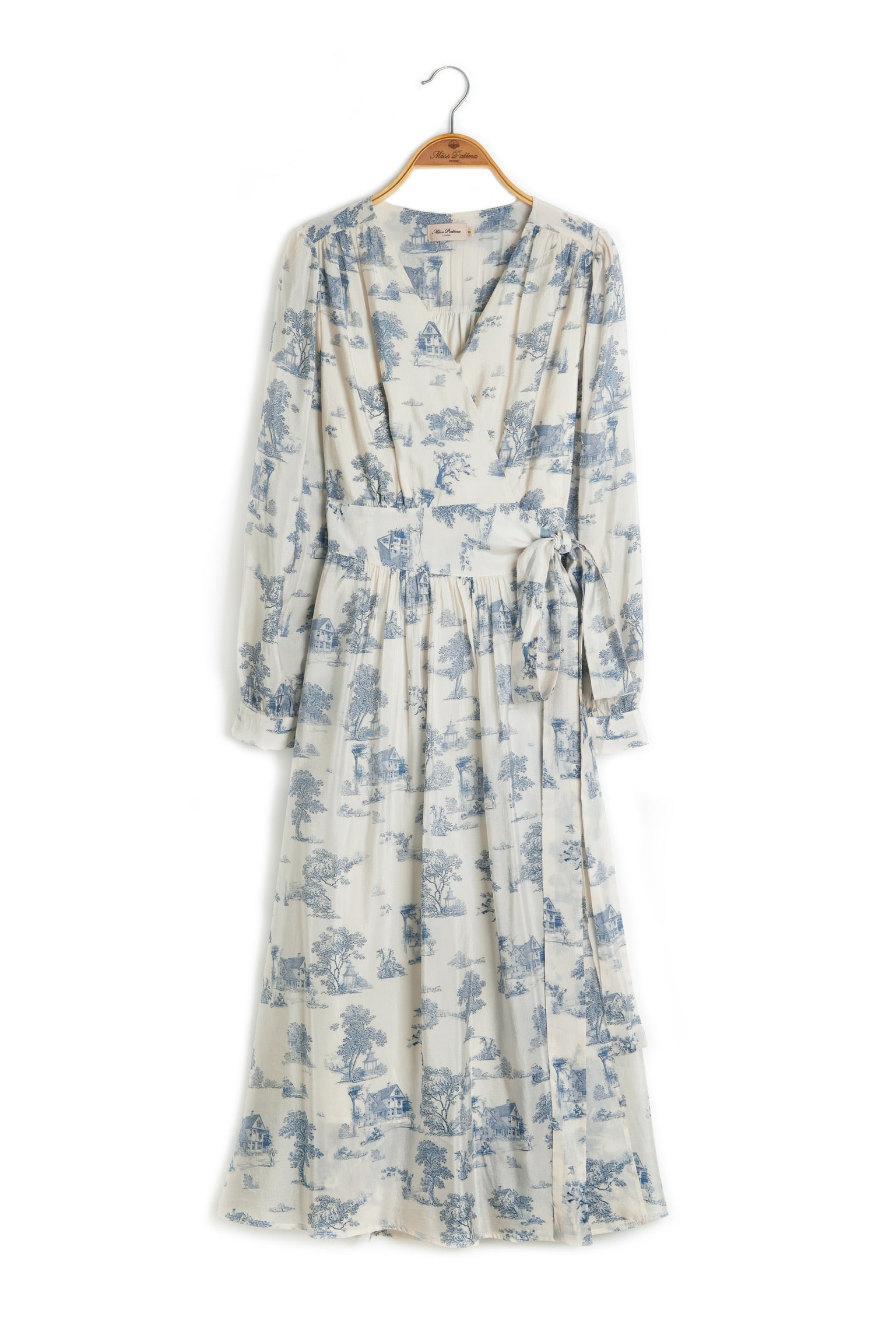 Antique Porcelain Wrap Dress