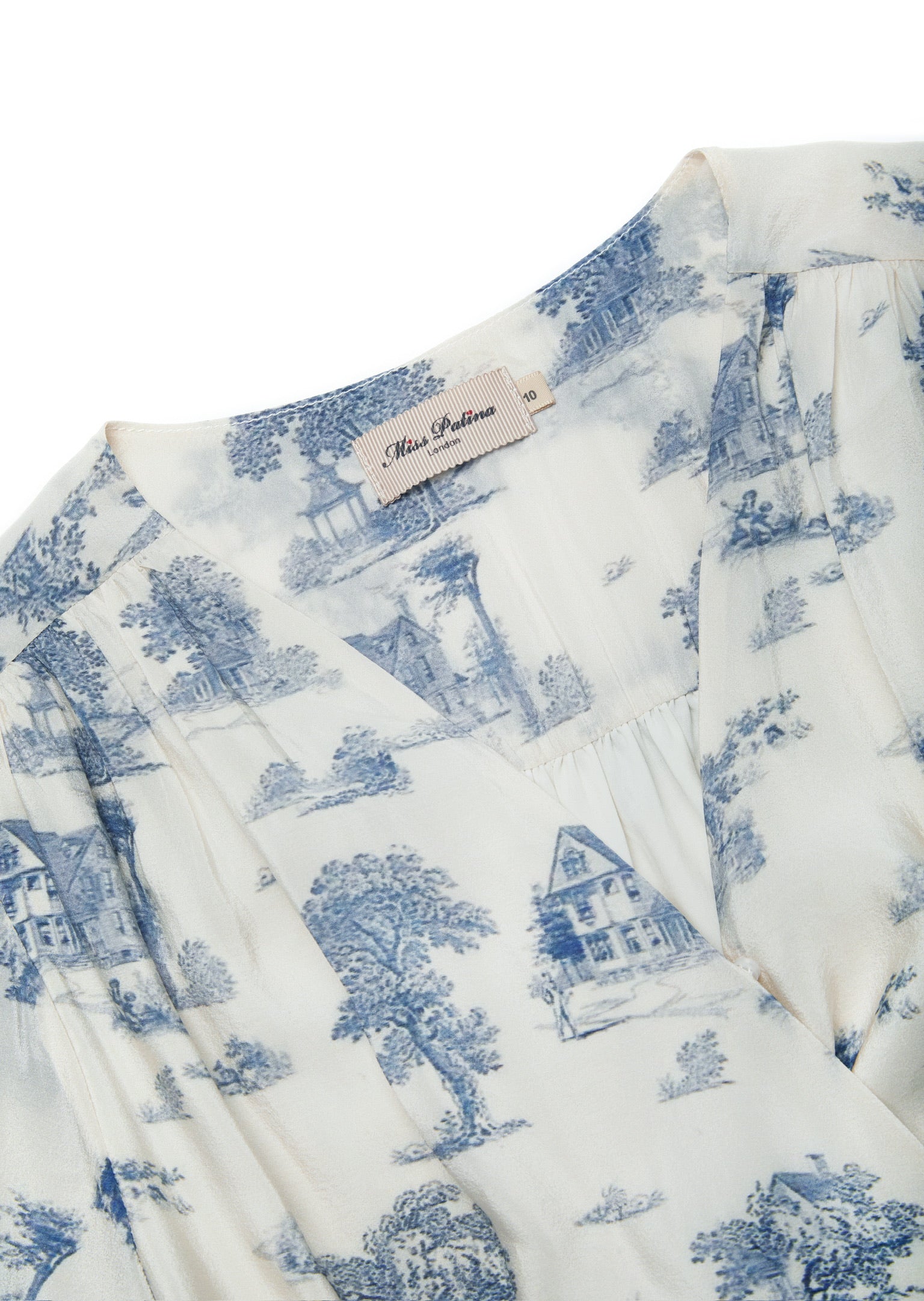Antique Porcelain Wrap Dress