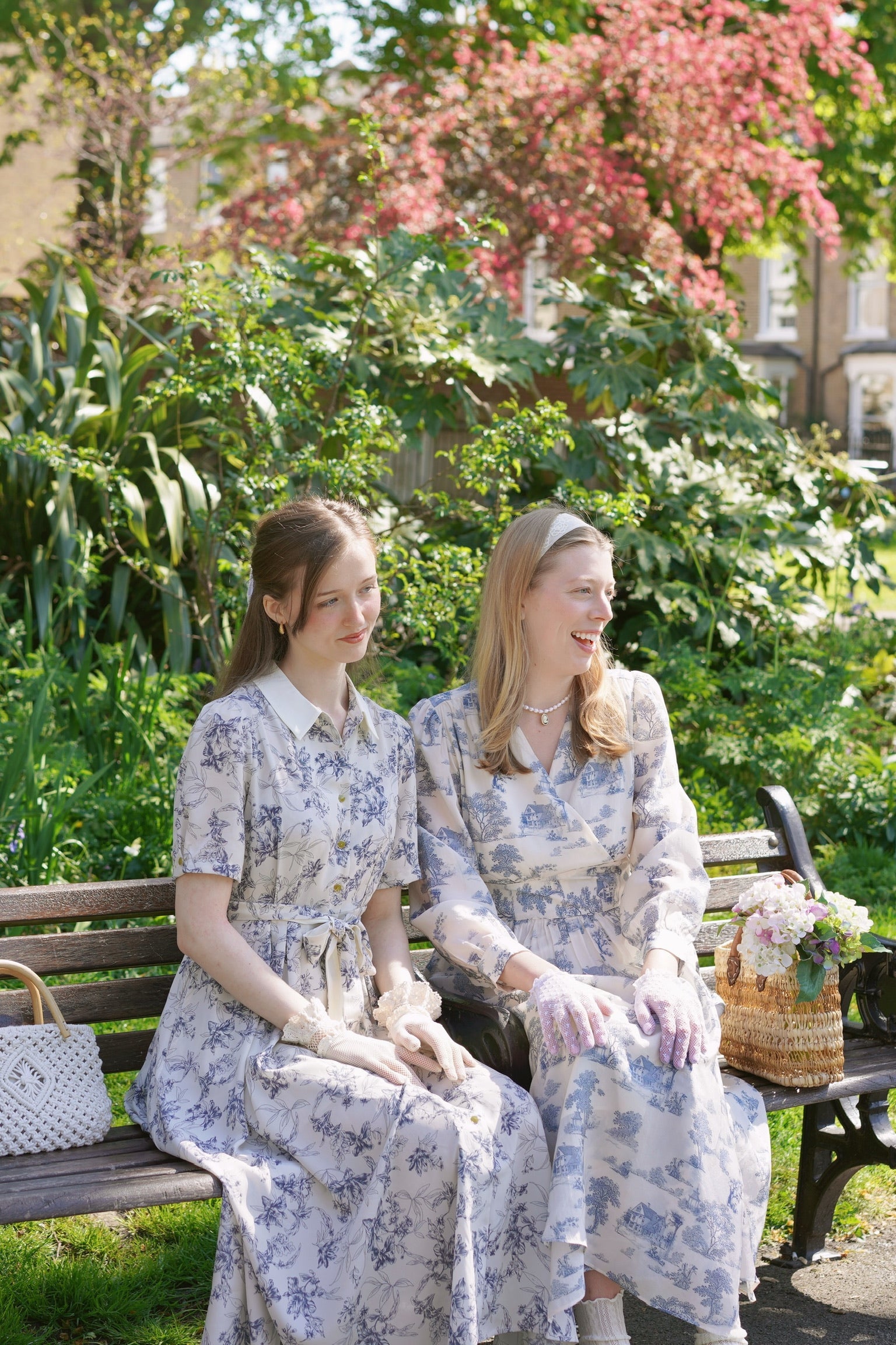 Antique Porcelain Wrap Dress