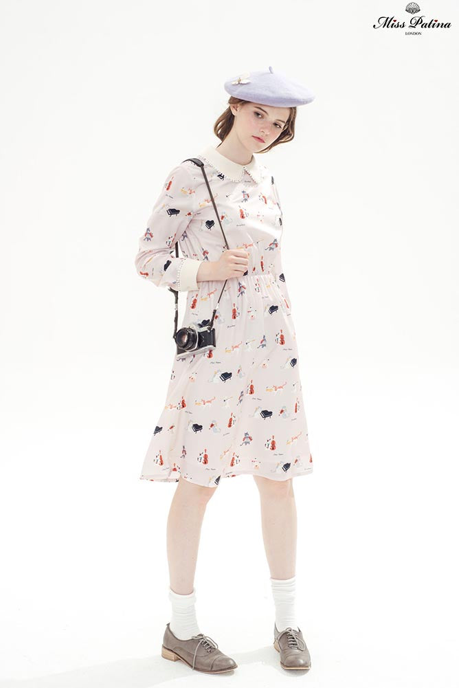 Aristocat Dress (Pink)
